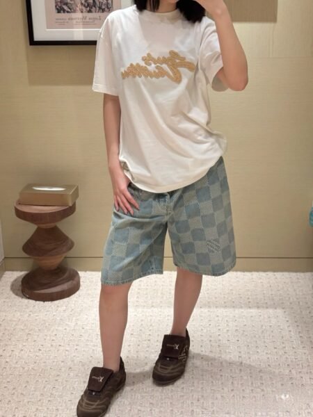 LOUIS VUITTON PANTALONCINO JEANS CHIARO - Image 4