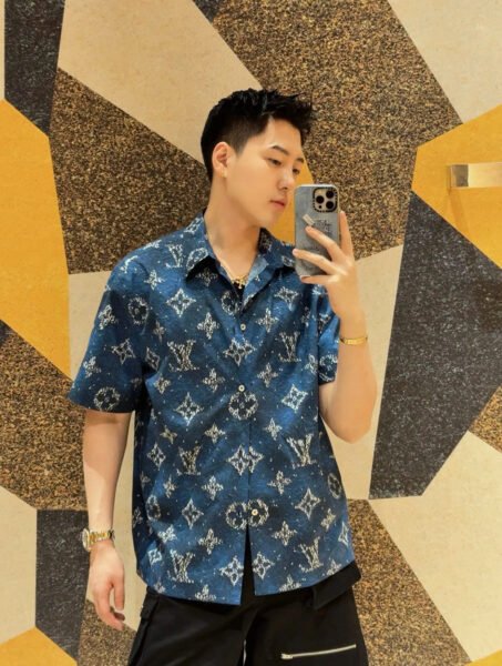 LOUIS VUITTON CAMICIA BLU - Image 4