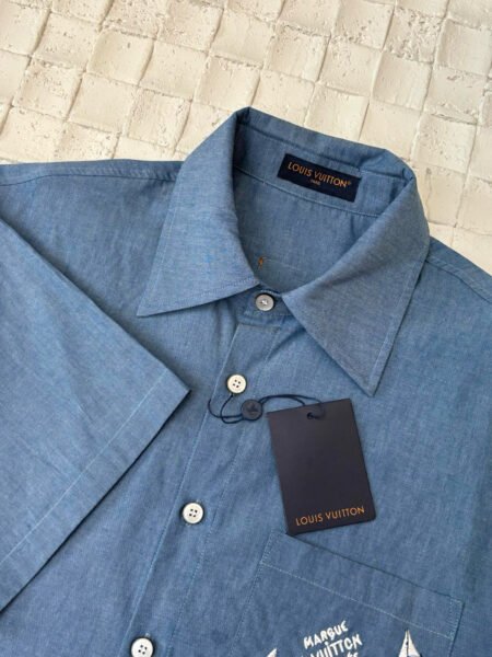 LOUIS VUITTON CAMICIA BLU CHIARO - Image 7