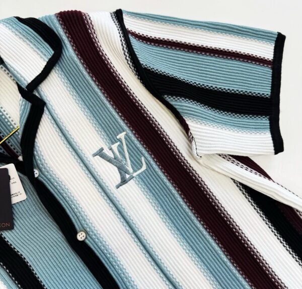 LOUIS VUITTON CAMICIA BIANCA E CELESTE - Image 5