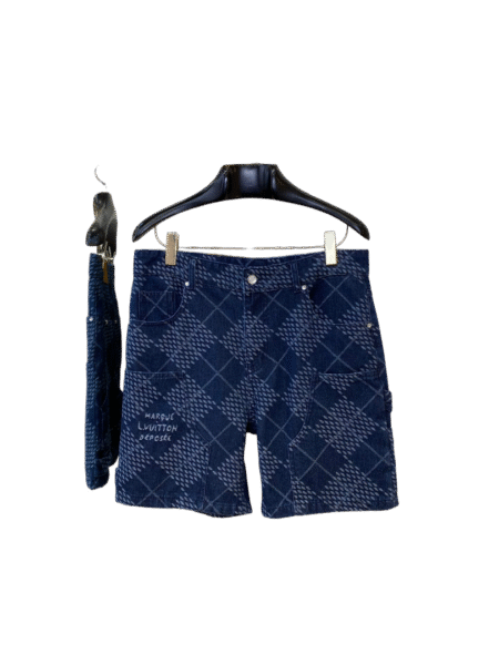 LOUIS VUITTON PANTALONCINO JEANS BLU