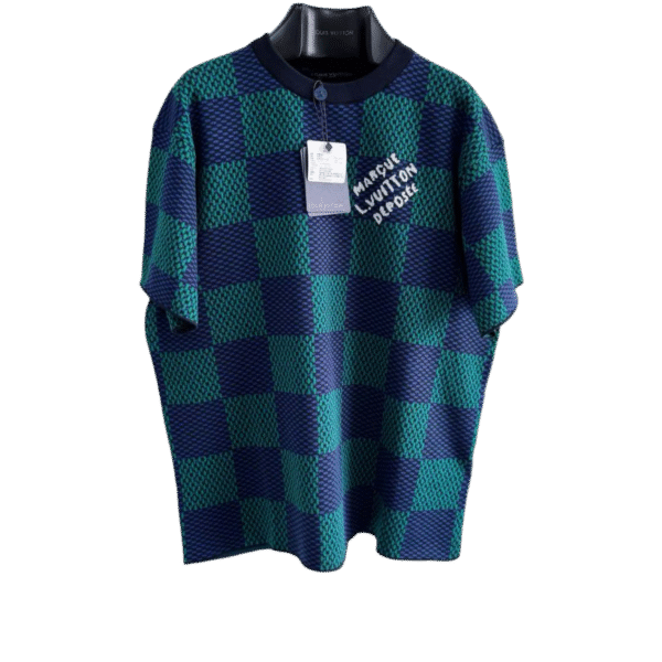 LOUIS VUITTON T SHIRT BLU E VERDE