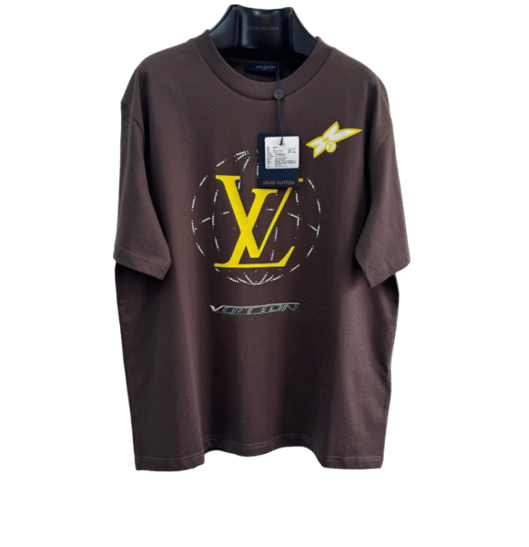 LOUIS VUITTON T SHIRT MARRONE
