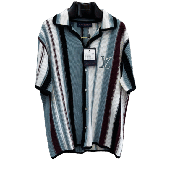 LOUIS VUITTON CAMICIA BIANCA E CELESTE