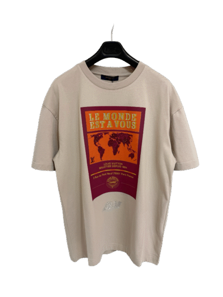 LOUIS VUITTON T SHIRT MARRONE