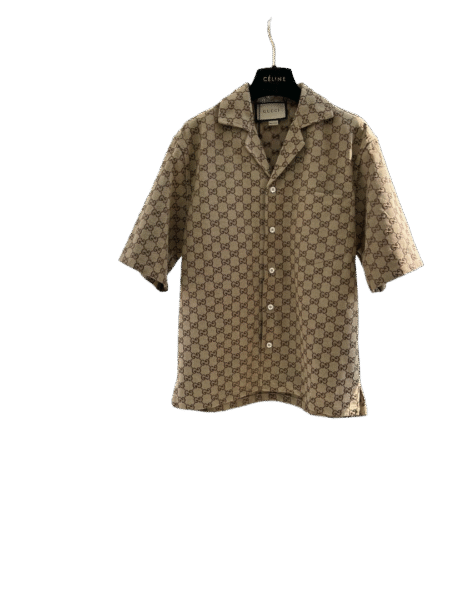 GUCCI CAMICIA MARRONE
