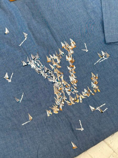 LOUIS VUITTON CAMICIA BLU CHIARO - Image 9