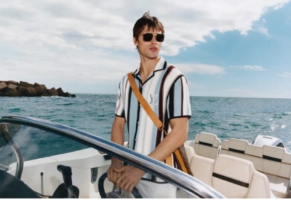 LOUIS VUITTON CAMICIA BIANCA E CELESTE - Image 11