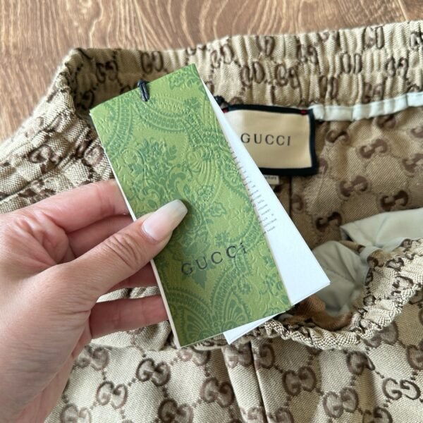 GUCCI PANTALONCINO MARRONE - Image 7