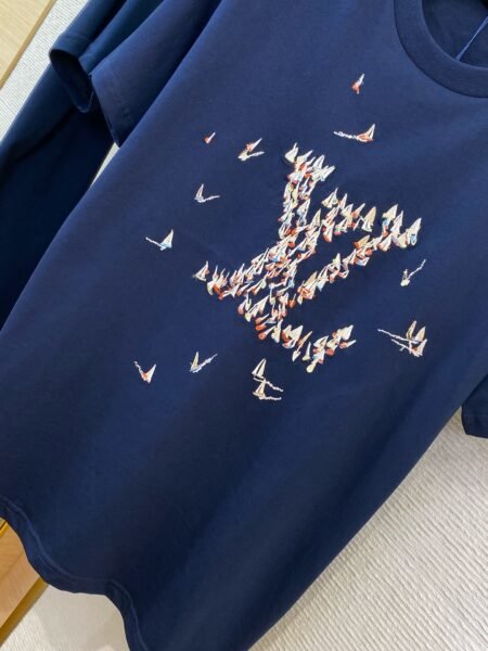 LOUIS VUITTON T SHIRT BLU - Image 9