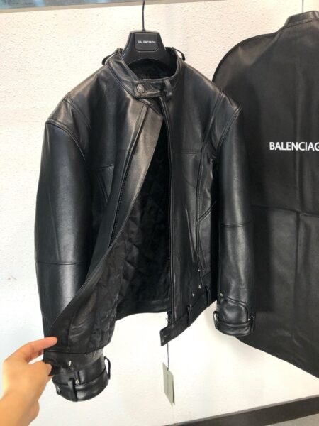 BALENCIAGA GIACCA VERA PELLE - Image 4