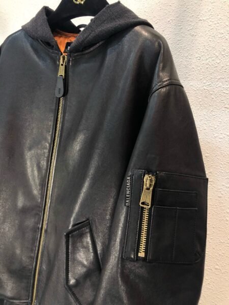 BALENCIAGA GIACCA VERA PELLE - Image 4