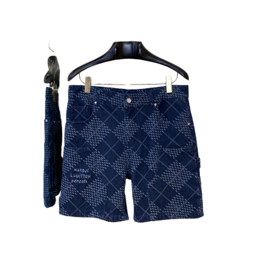 LOUIS VUITTON PANTALONCINO JEANS BLU