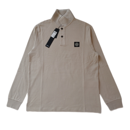 STONE ISLAND LONG SLEEVE POLO 2SL18 MARRONCINO