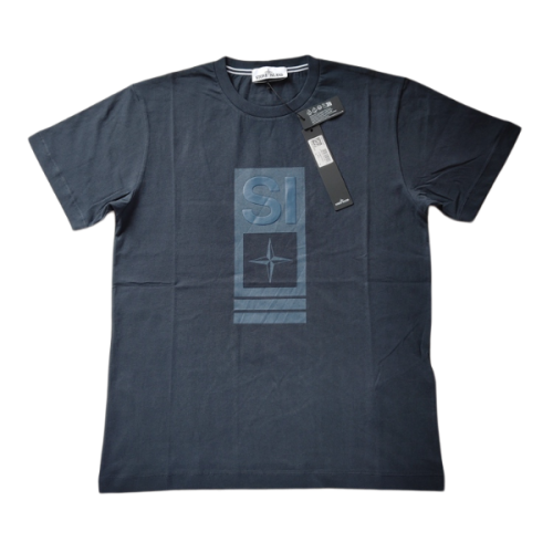 STONE ISLAND T SHIRT 2NS92 BLU SCURO