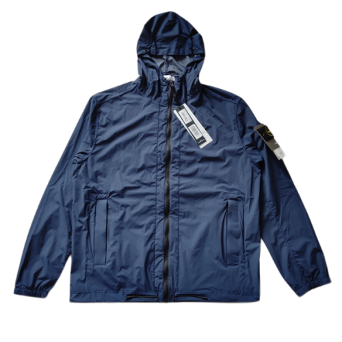 STONE ISLAND GIUBBINO 43831 SKIN TOUCH PACKABLE BLU