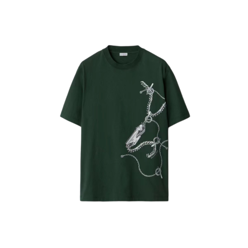 BURBERRY T SHIRT VERDE