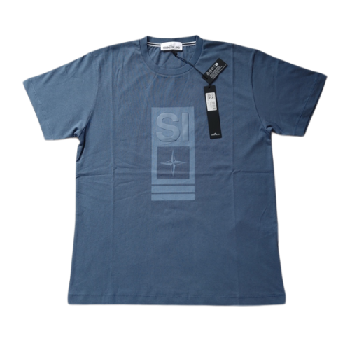 STONE ISLAND T SHIRT 2NS92 BLU CHIARO