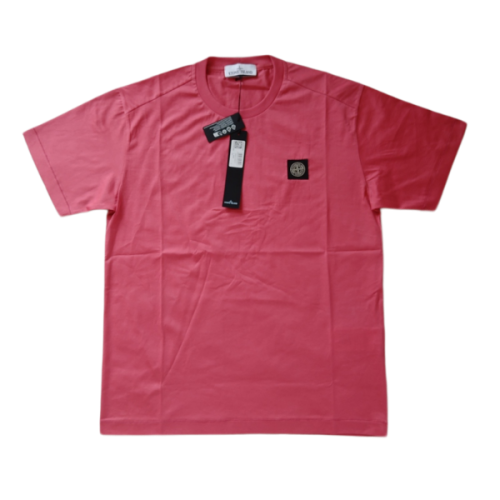 STONE ISLAND T SHIRT 24113 MERCERISED COTTON FUCSIA
