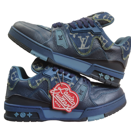 LV TRAINERS BLU E DENIM