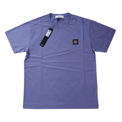 STONE ISLAND T SHIRT 24113 MERCERISED COTTON VIOLA