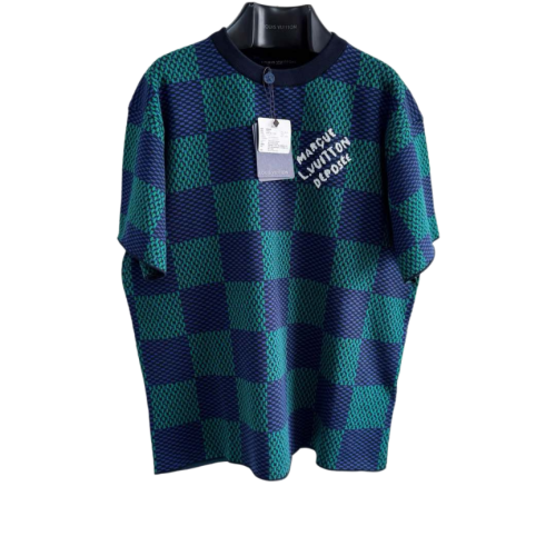 LOUIS VUITTON T SHIRT BLU E VERDE