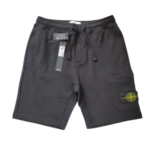 STONE ISLAND PANTALONCINO 64651 SWEAT NERO