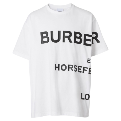 BURBERRY T SHIRT BIANCA