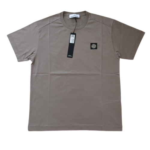 STONE ISLAND T SHIRT 24113 MERCERISED COTTON GRIGIO SCURO