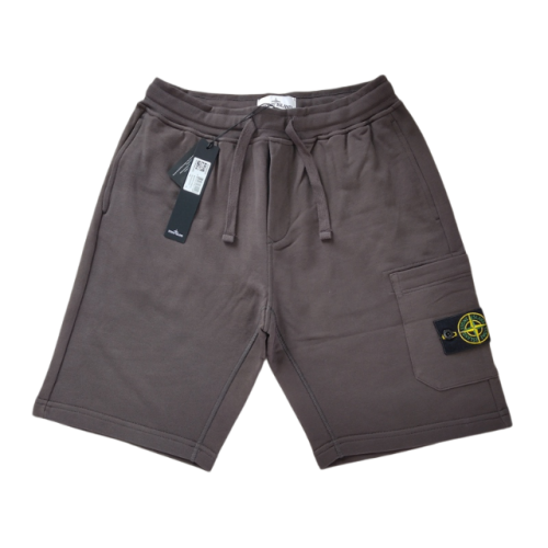 STONE ISLAND PANTALONCINO 64651 SWEAT COLOR CARBONE