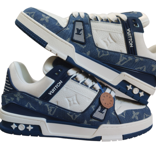 LV TRAINERS BLU DENIM