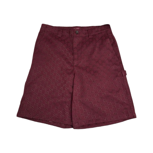 GUCCI PANTALONCINO BORDEAUX