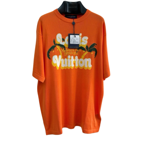 LOUIS VUITTON T SHIRT ARANCIONE