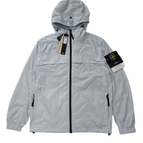 STONE ISLAND GIUBBINO 801540922 CRINKLE ANTIVENTO/ANTI PIOGGIA SKY COLOR