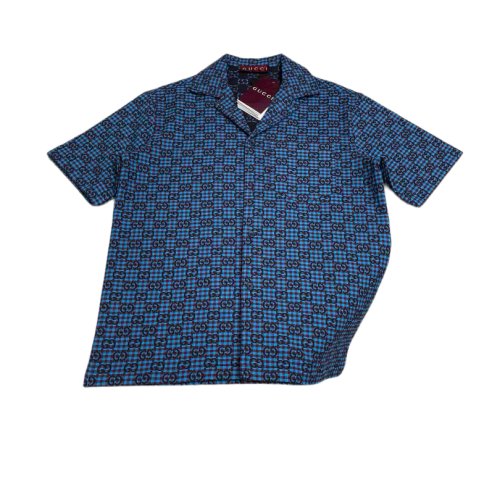 GUCCI CAMICIA BLU