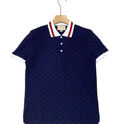 GUCCI POLO BLU SCURO