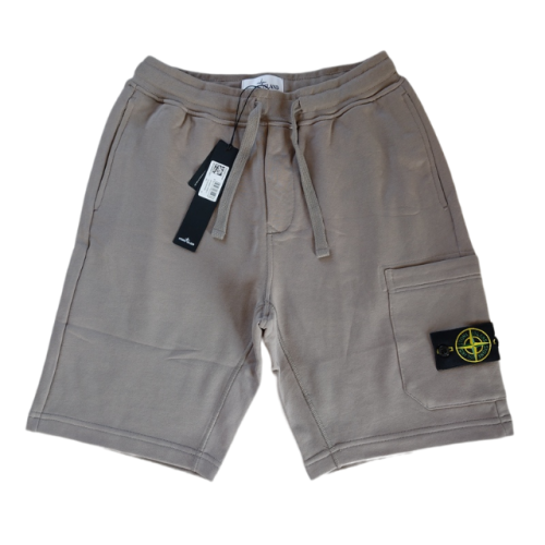 STONE ISLAND PANTALONCINO 64651 SWEAT GRIGIO SCURO