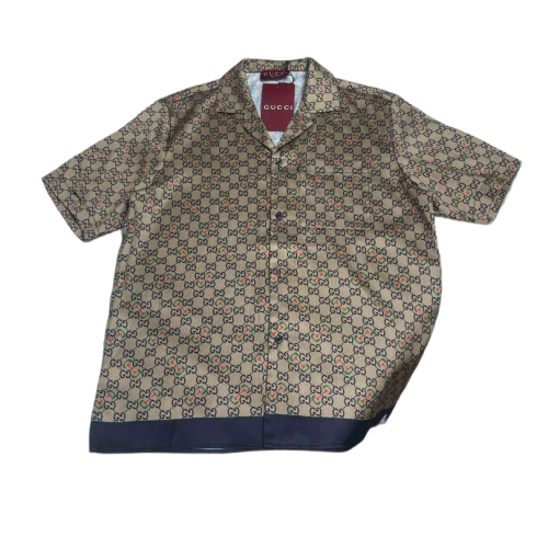 GUCCI CAMICIA MARRONE