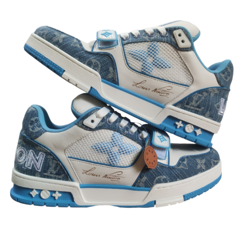 LV TRAINERS BLU DENIM