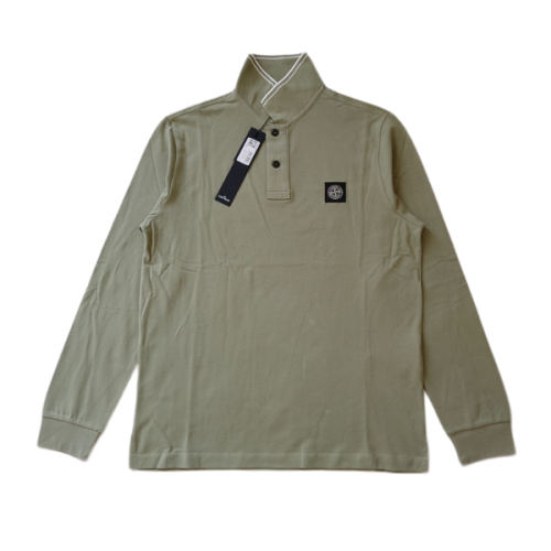 STONE ISLAND LONG SLEEVE POLO 2SL18 VERDE