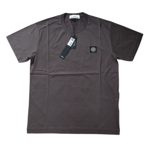 STONE ISLAND T SHIRT 24113 MERCERISED COTTON COLOR CARBONE