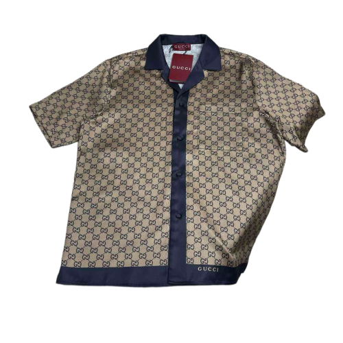 GUCCI CAMICIA MARRONE
