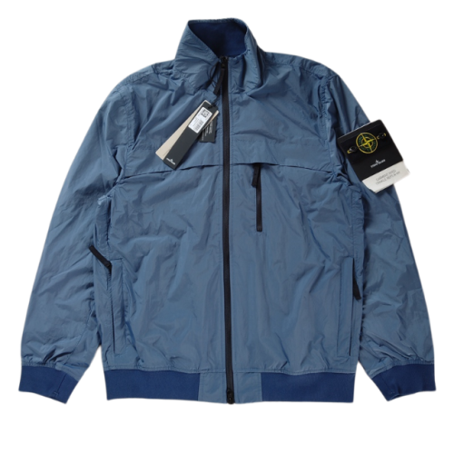STONE ISLAND GIUBBINO 41022 CRINKLE ANTIVENTO/ANTI PIOGGIA BLU
