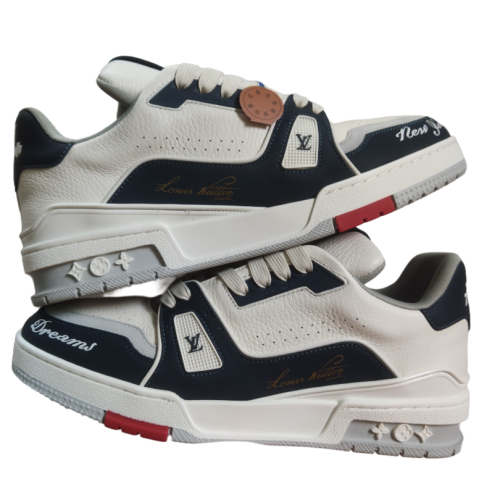 LV TRAINERS BLU SCURO