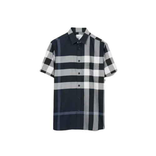 BURBERRY CAMICIA BLU