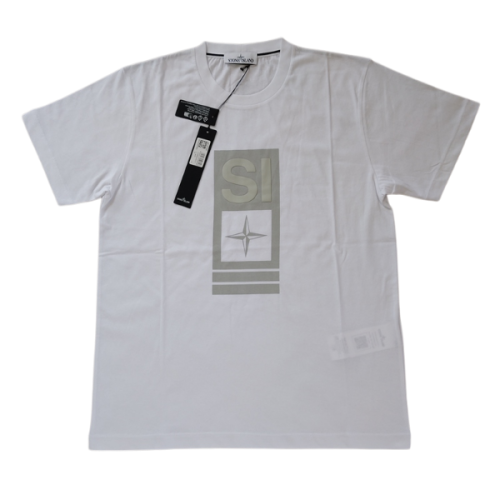 STONE ISLAND T SHIRT 2NS92 BIANCO