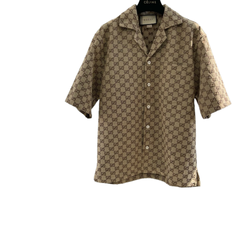 GUCCI CAMICIA MARRONE